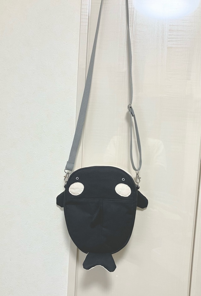 ポシェット　シャチ｜とりさん工房ーかわいいハンドメイドポーチ