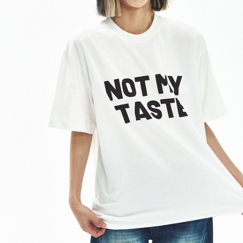 Logo Print Oversized T-Shirt  T4479