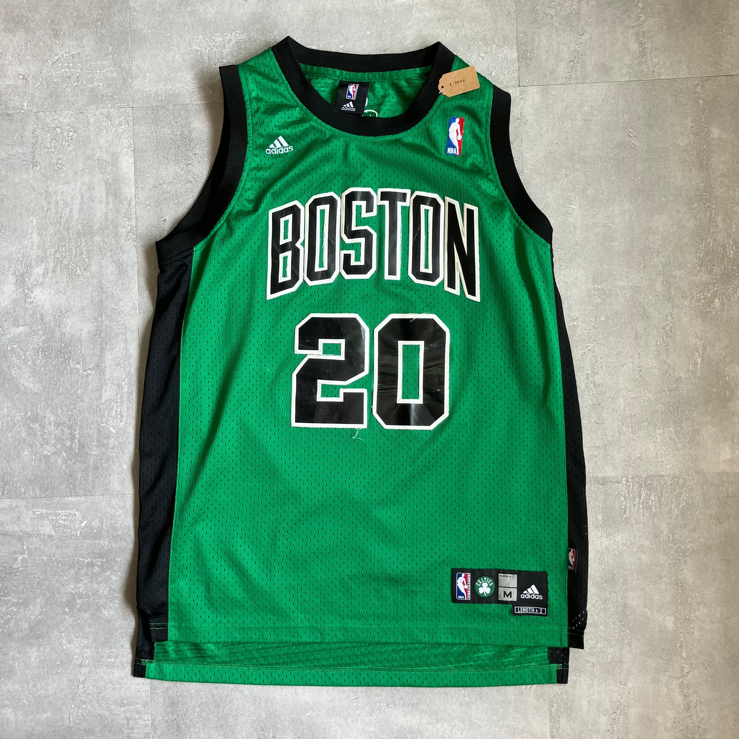 《M size》adidas アディダス NBA ゲームシャツ SELTICS No.3533