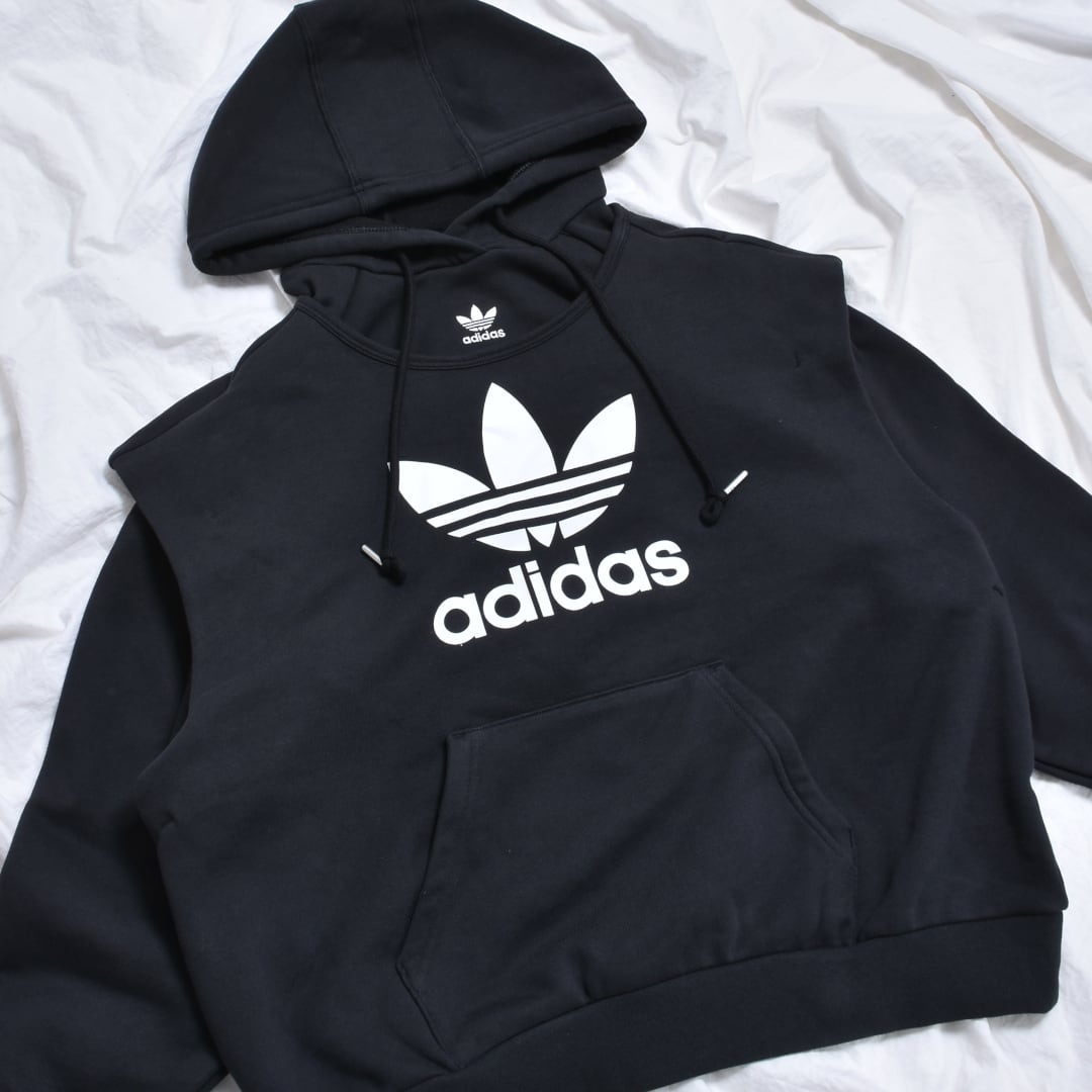 adidas】トレフォイルフーディー(レイヤード) | VOLCAN&APHRODITE adidas】トレフォイルフーディー(レイヤード) | VOLCAN&APHRODITE