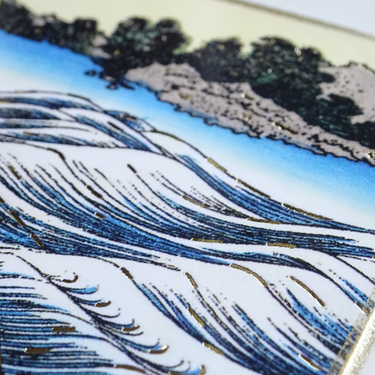 コースター 浮世絵 葛飾北斎 【富嶽三十六景 信州八ヶ嶽の不二】(Luka