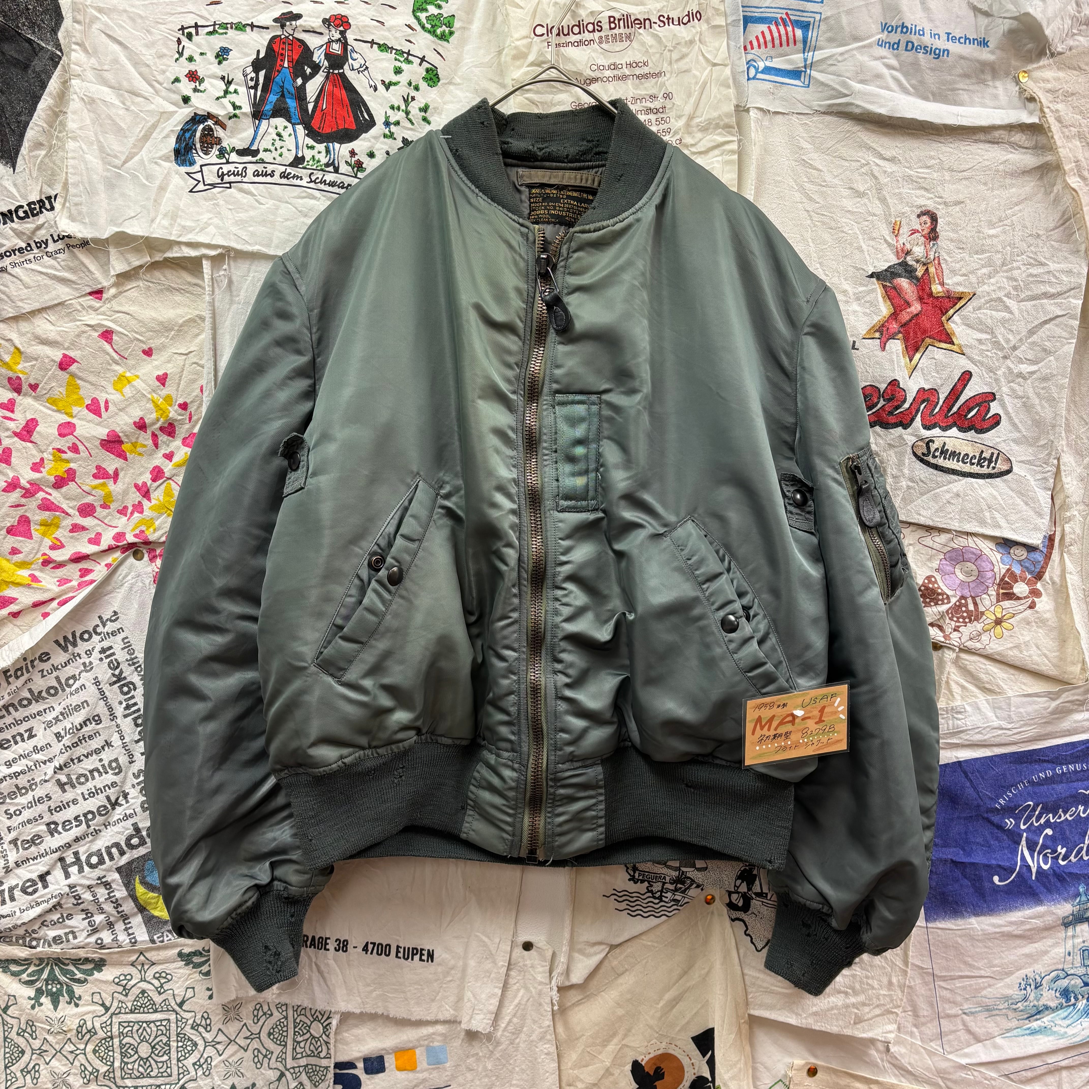 1958年 USAF MA-1 初期型 8279B フライトジャケット | 古着屋PENNY
