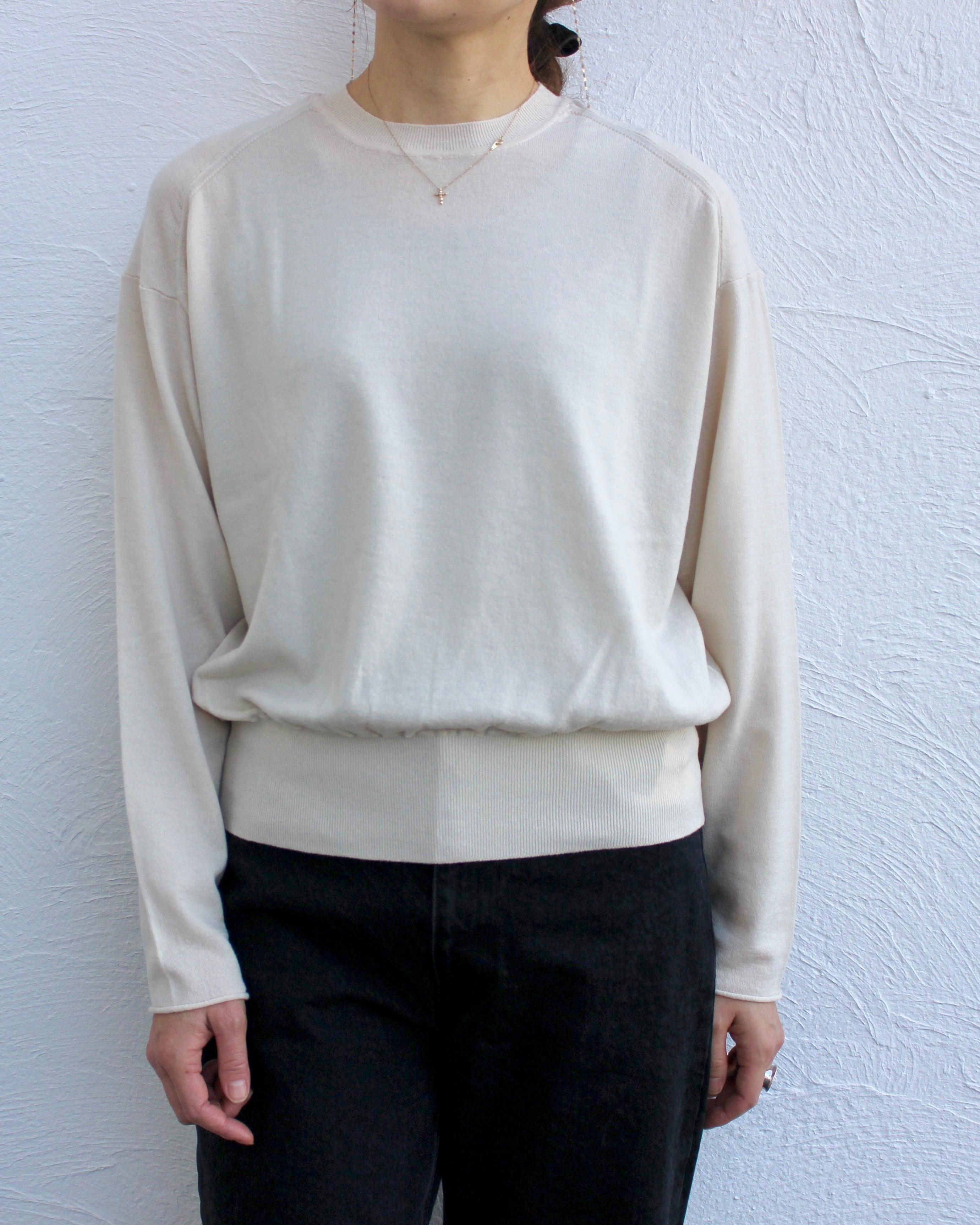 Nikki Essential Pieces ニットポロセーター Nikki ESSENTIAL PIECES/wool crewneck knit | Coffee Restaurant