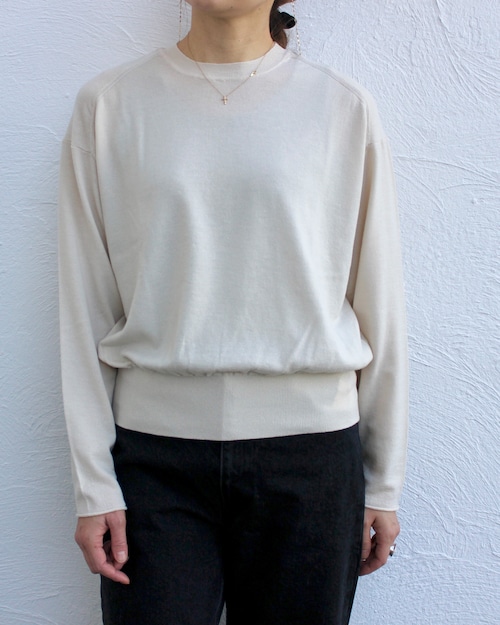 Nikki ESSENTIAL PIECES/wool crewneck knit