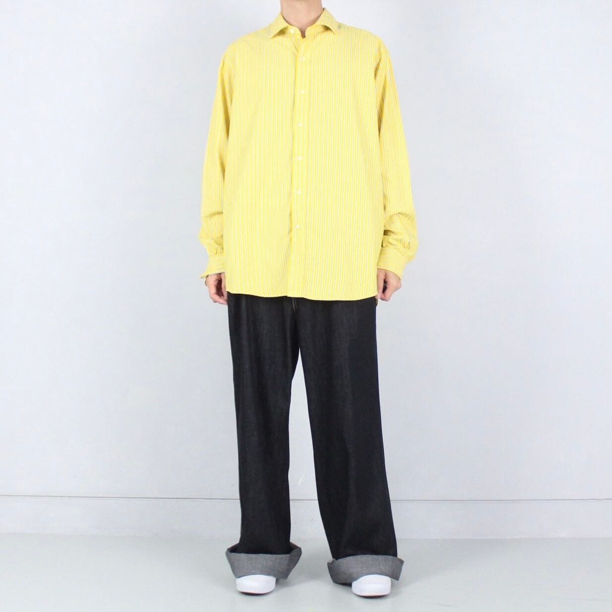 Polo by Ralph Lauren ポニーロゴなし ストライプシャツ イエロー