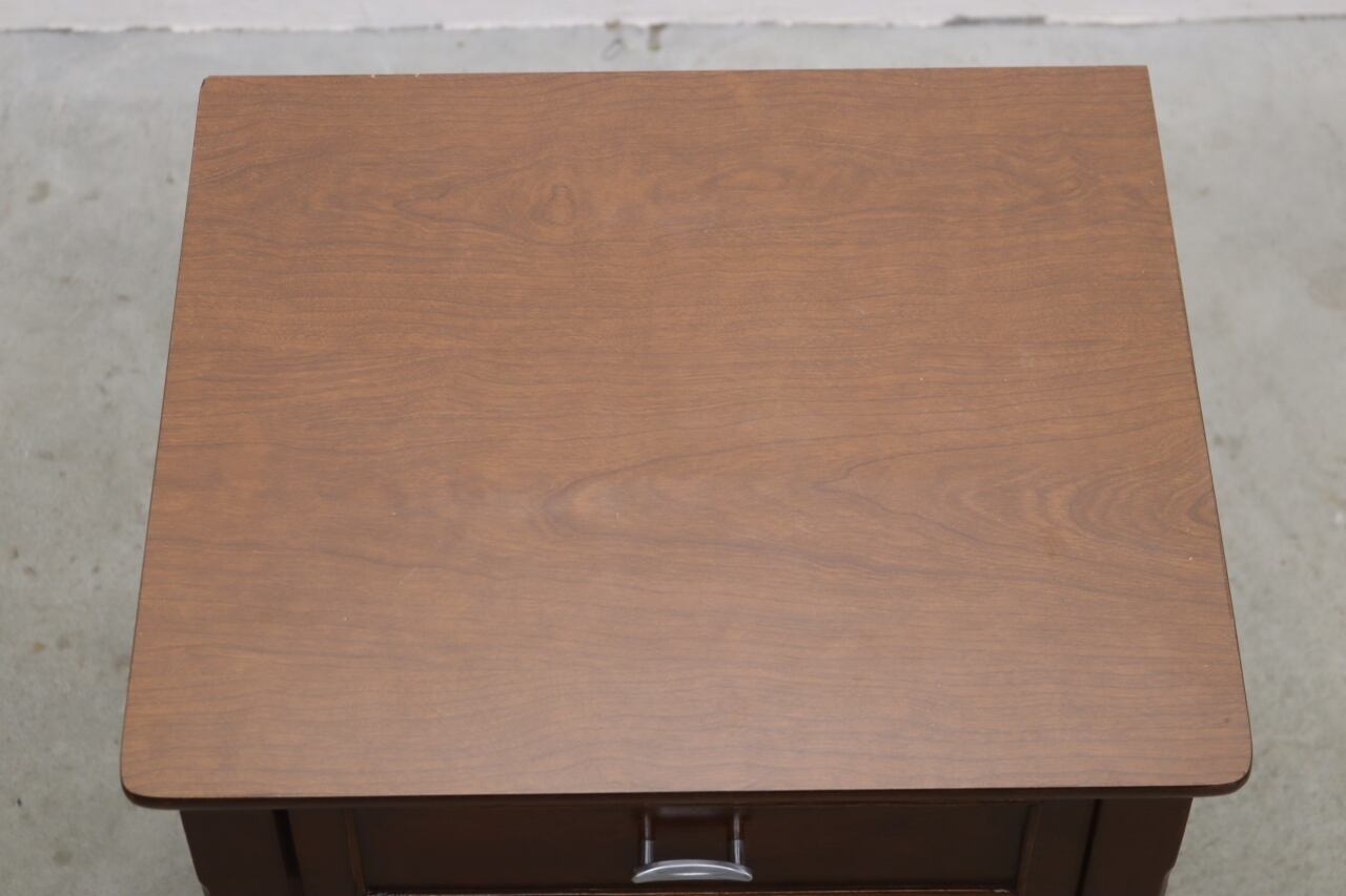 U.S. E.H.SHELDON ヴィンテージ ナイトスタンド ベッドサイド テーブル  