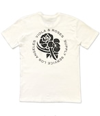 VIOLA&ROSES CLASSIC モノクロTEE NO.1 WT