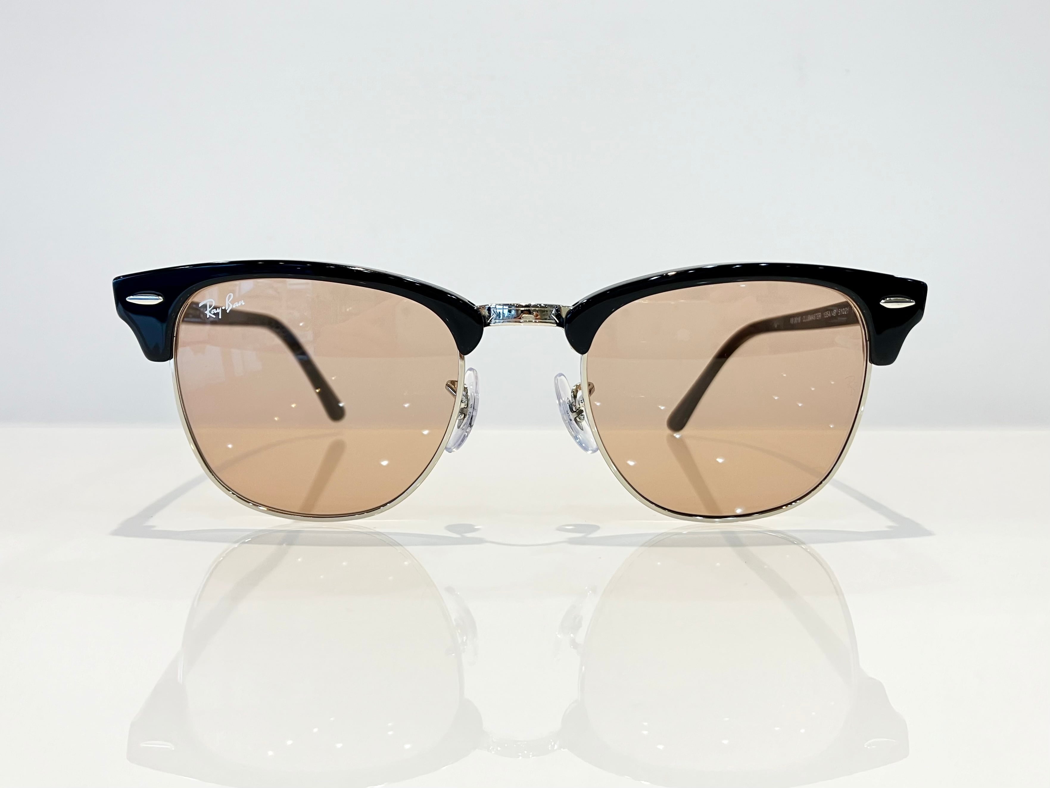 Ray-Ban 0RB3016 Clubmaster ブラック/ピンク | めがね工房中代