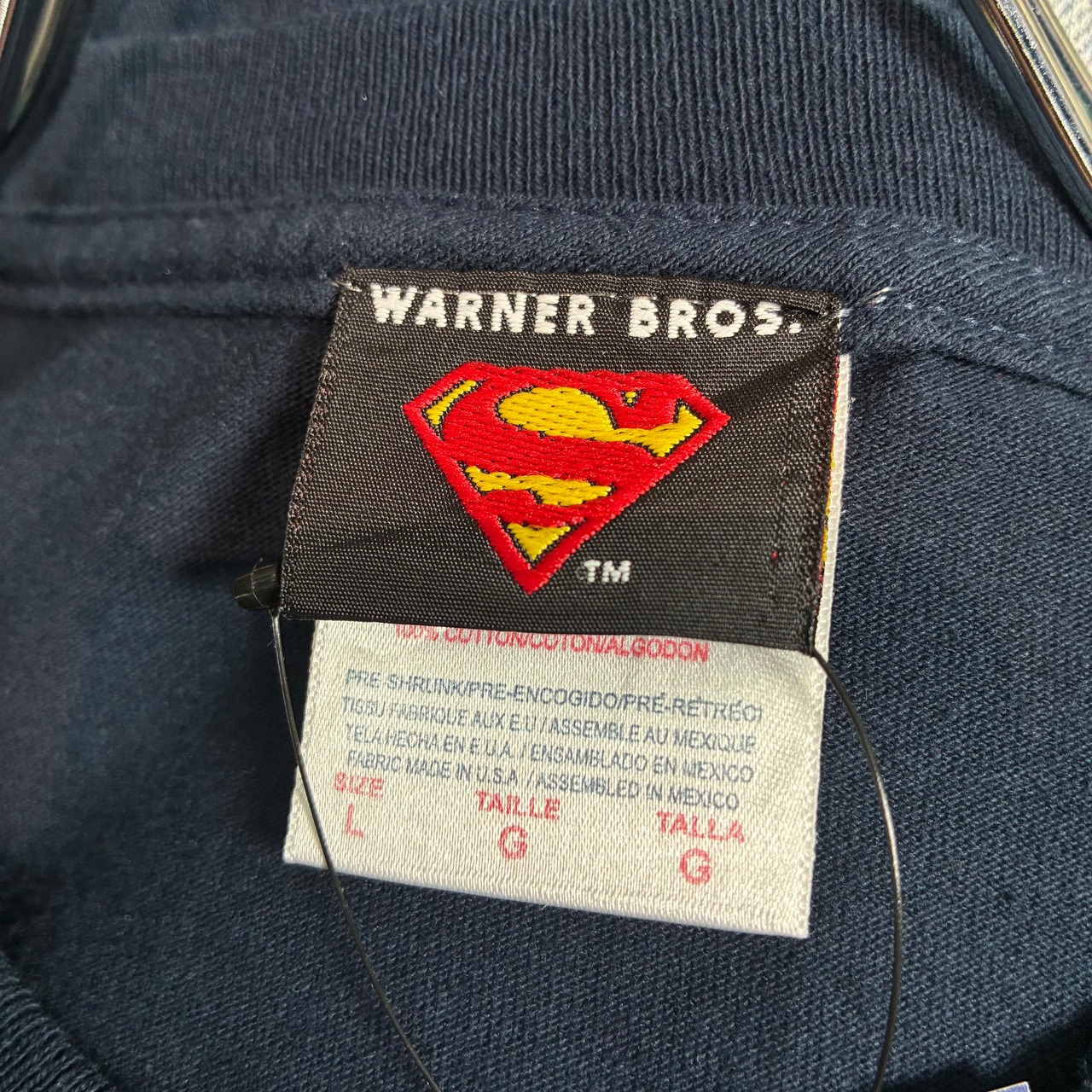 00s ALSTYLE DC WARNER BROS superman ロゴTシャツ