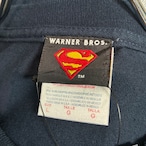 00s ALSTYLE DC WARNER BROS superman ロゴTシャツ