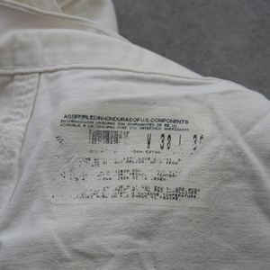 90s Dickies Distressed White Painter Pants [W35L30相当] 古着