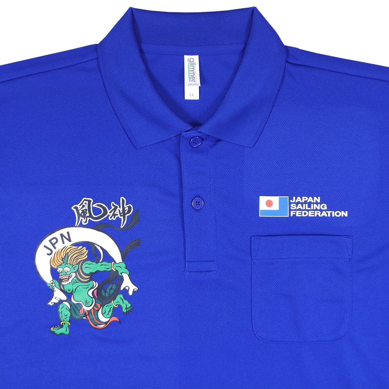 会員様用】風神ドライポロシャツ「ジャパンブルー」 | JSAF Shop