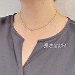 【ネックレス】“推し”といつも一緒｜2粒から選べる カスタムアクセサリー Color Me Stone ネックレス 誕生石　サージカルステンレス