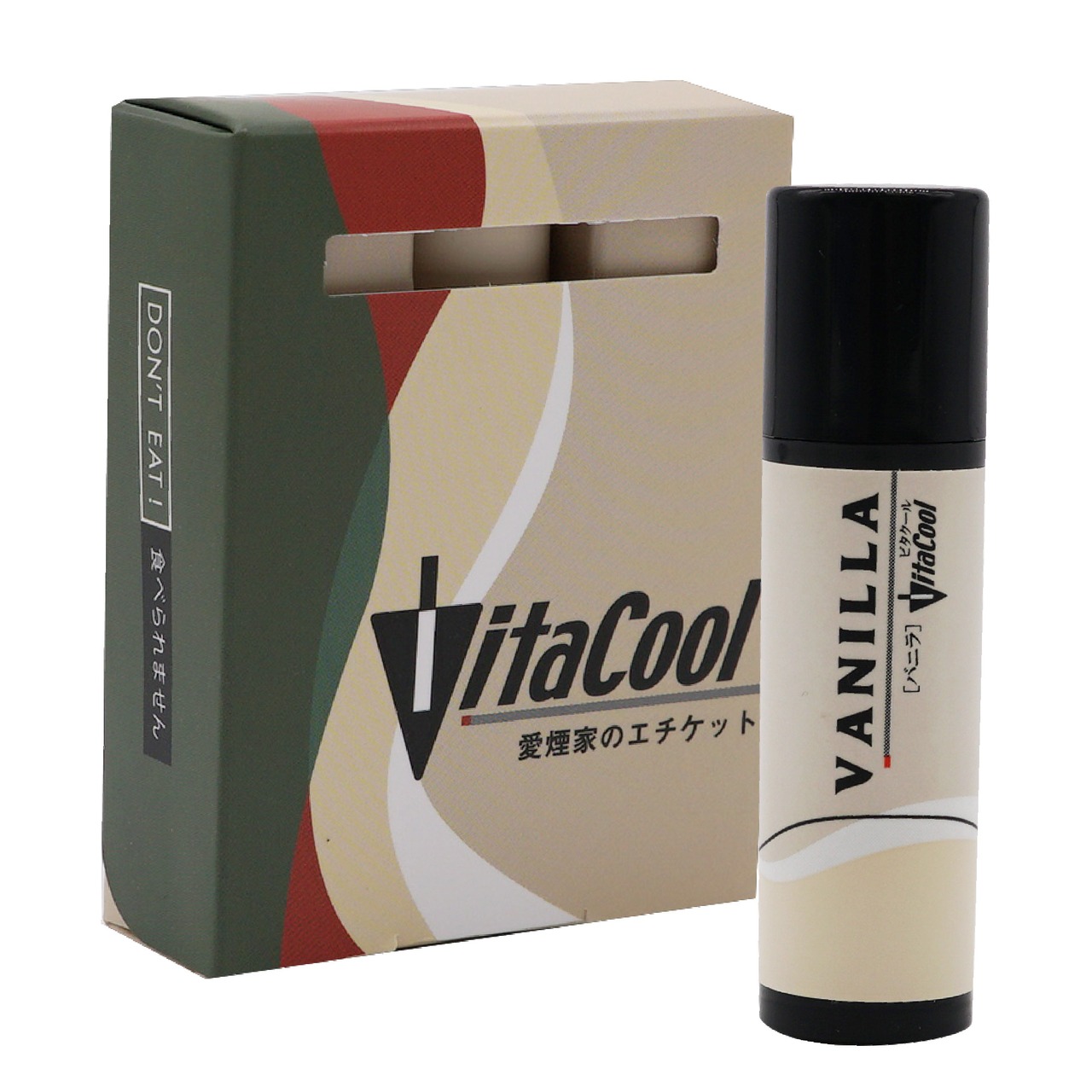 ビタクール 5g(vitacool) (バニラ) 禁煙サポート 禁煙グッズ タール80%カット 1000本分使用可 煙が甘い香りに タバコの先に粉をつけて火をつけるだけ
