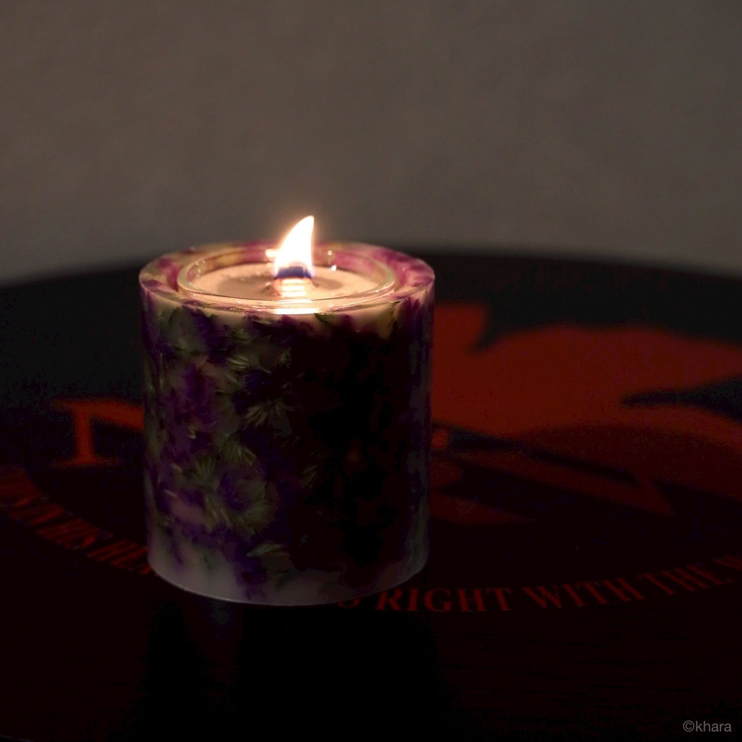 その他 C022 EVANGELION Flower Aroma Candle EVANGELION Flower Aroma Candle（Takibi）by soli（PURPLE） | soli