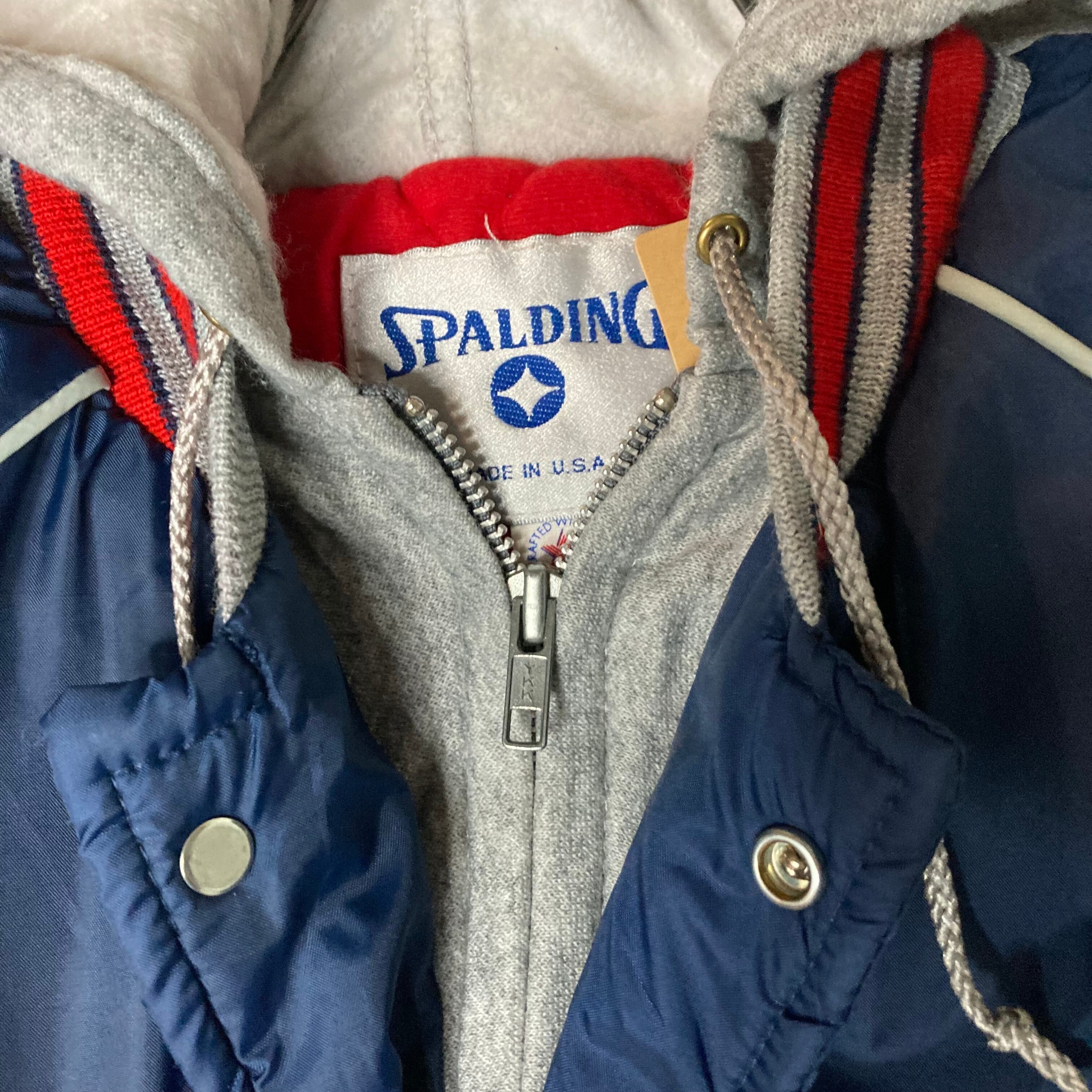 Made in USA】【ラグランスリーブ】SPALDING ジャケット L 刺繍 | 古着 