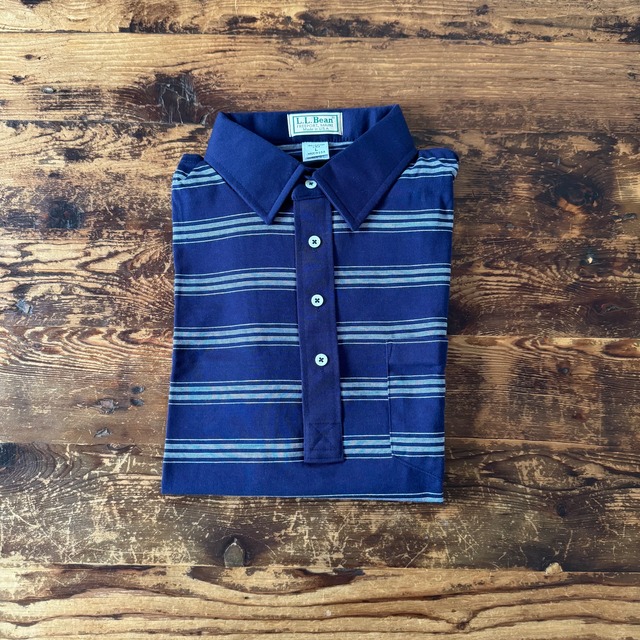 1990's DEADSTOCK ”Cross Creek" Striped Rugby Shirt Made in USA/Rust XL