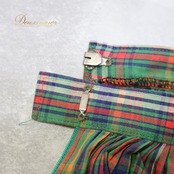 フォークダンス 衣装 スカート グリーン系 チェック柄 カラフル レース 緑 黒 青 赤 チロリアン チロルスカート カントリー かわいい ダンス衣装 イベント 練習 レッスン ブラック系 ブルー系 レッド系 オレンジ系