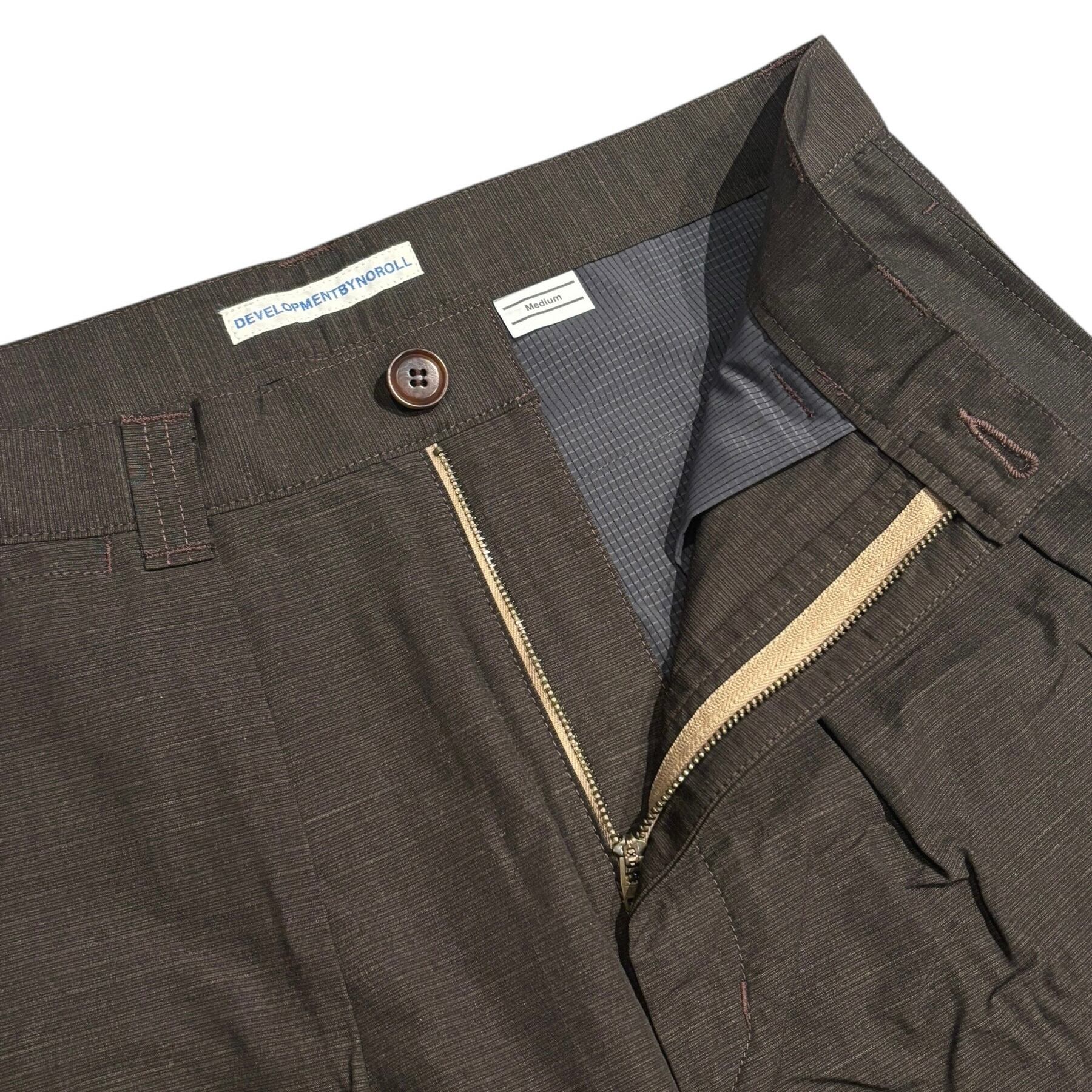 NOROLL THICKWALK N.WEATHER PANTS - DARKEST BROWN / ノーロール
