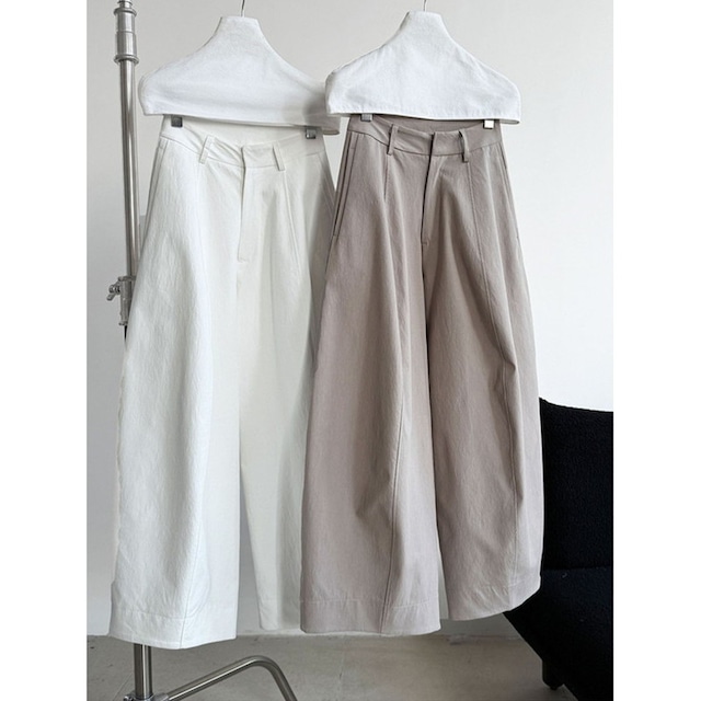 wide curve pants 10830