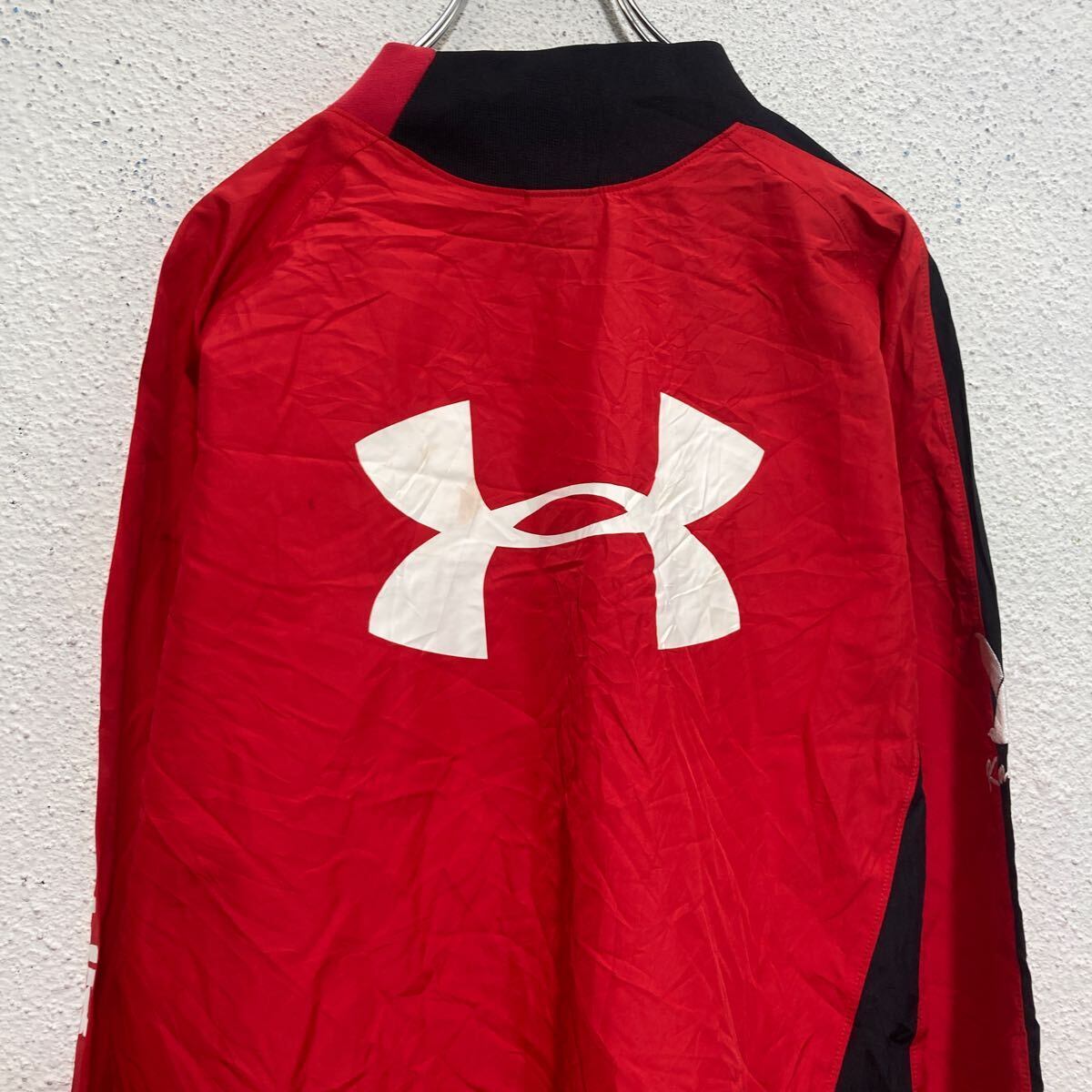 UNDER ARMOUR ジャケット アンダーアーマー S-M レッド ピステ