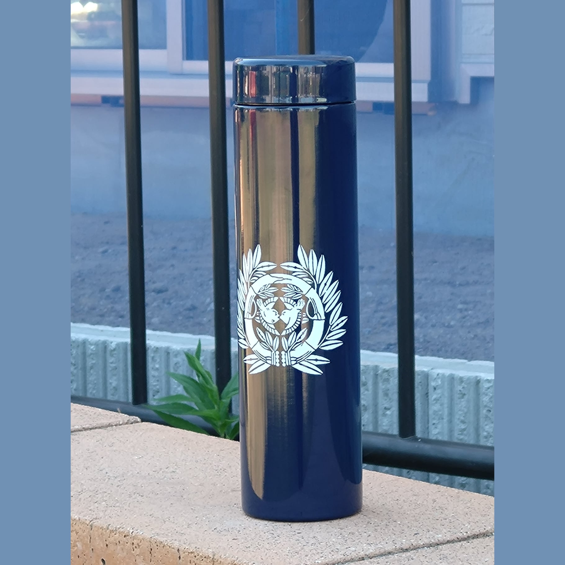 【伊達家家紋】ステンレスサーモドリンクボトル　530ml/ ネイビー