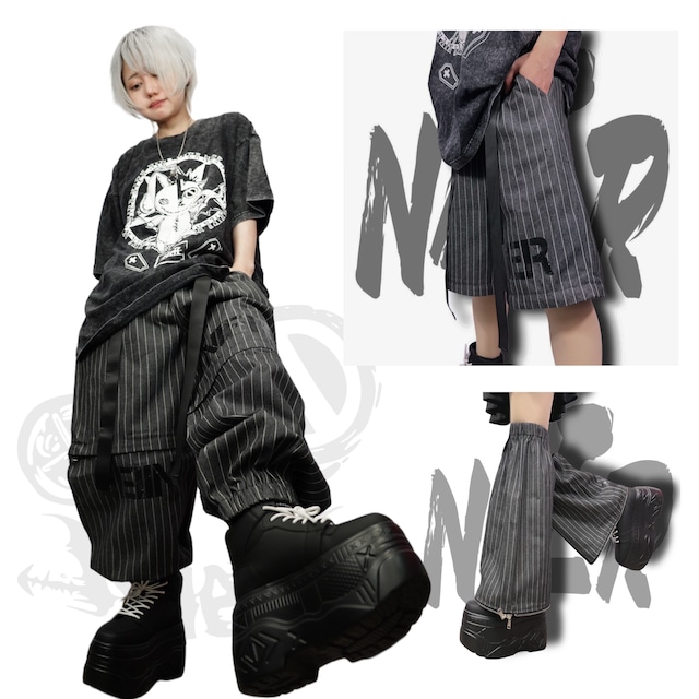 CONVERTIBLE JOGGER PANTS【LOGO】
