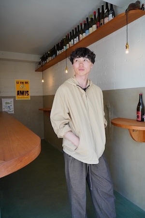【1980s】"Made in West-Germany" 100% Cotton Pullover Alpine Smock / 6-117