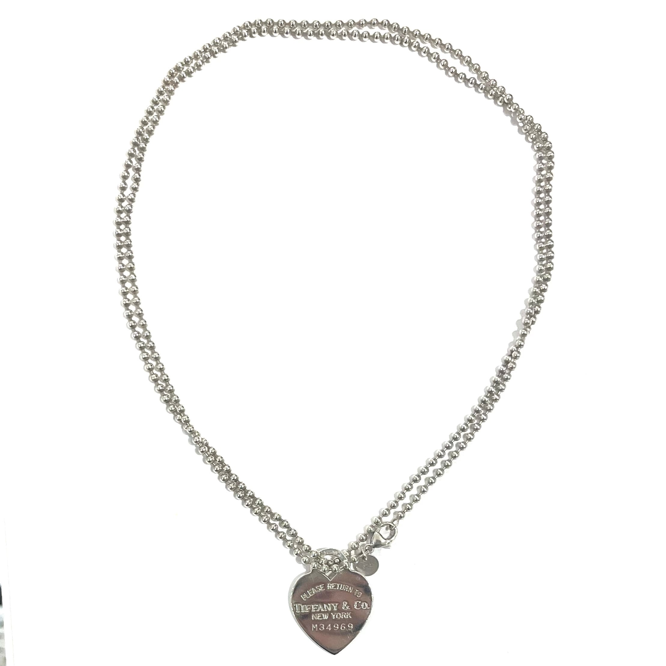 Tiffany♡ ページ TIFFANY&CO.】T1992 “PLEASE RETURN TO” ハートタグロングネックレス