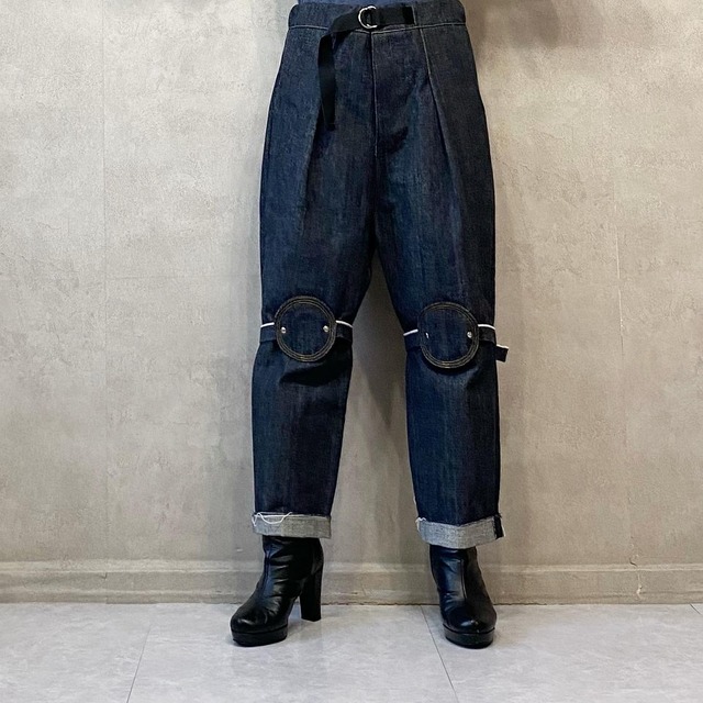 Knee Pad pants / denim【Lau made in japan】