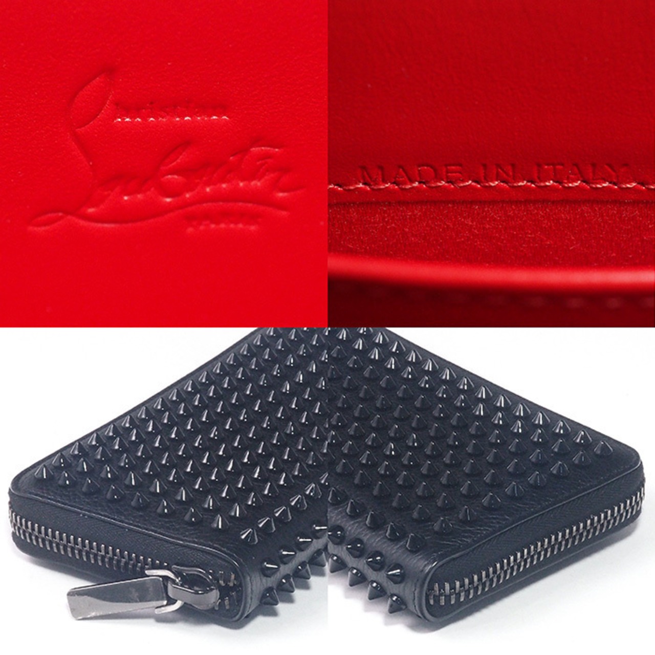Christian Louboutin クリスチャンルブタン スタッズ 長財布（小銭入れ  