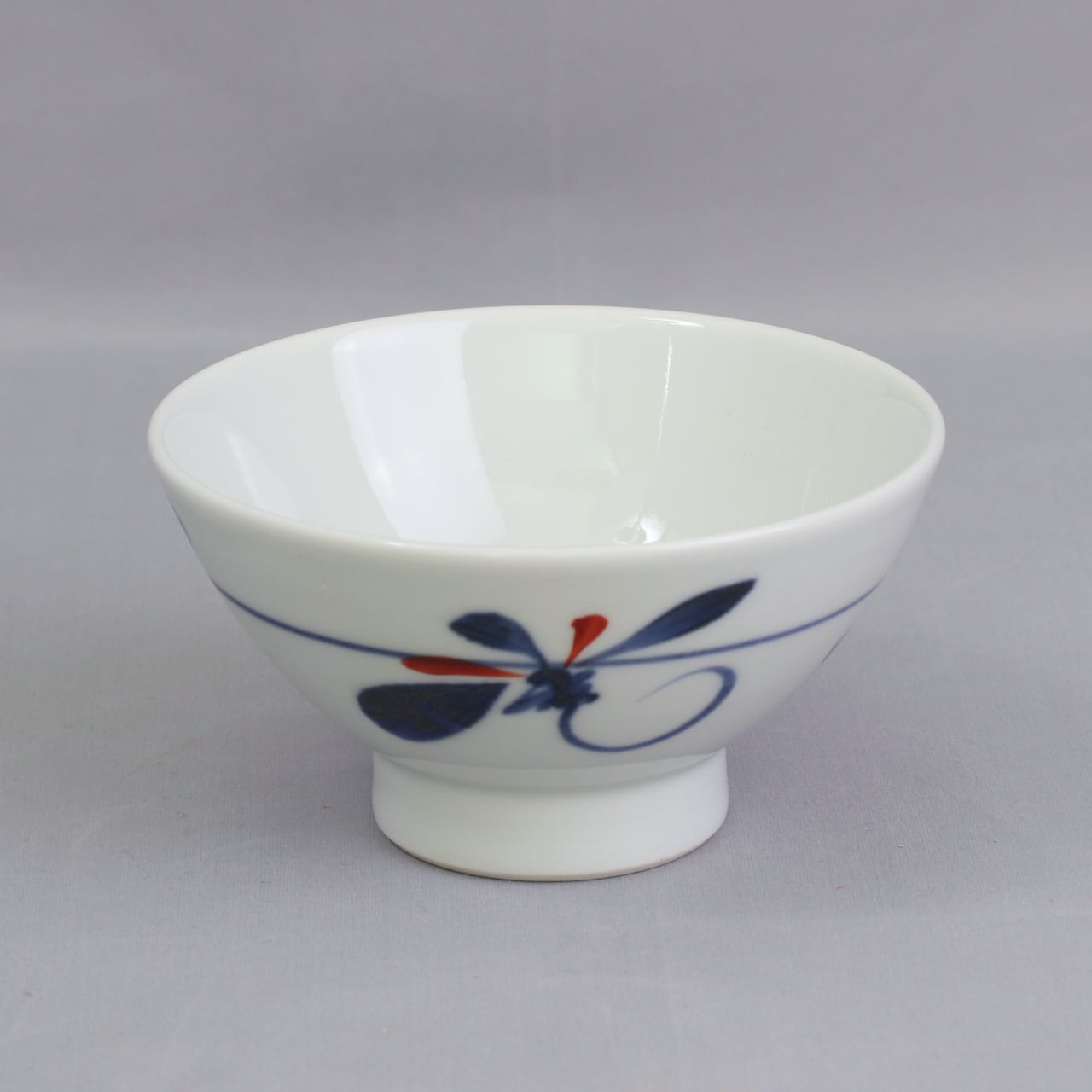 砥部焼 千山窯 茶碗（中） 上絵とんぼ | 砥部焼千山
