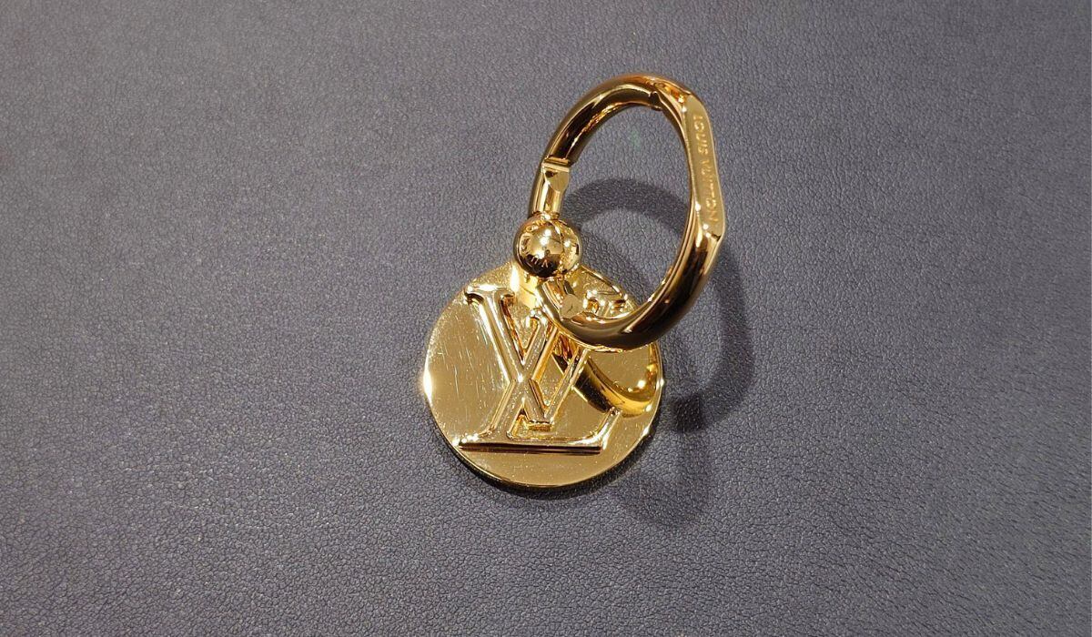 LOUIS VUITTON ルイヴィトン フォンリング ルイーズ LV ロゴ