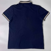 LACOSTE ラコステ ワンポイント 刺繍 鹿の子 半袖 ポロシャツ 2/ネイビー メンズ