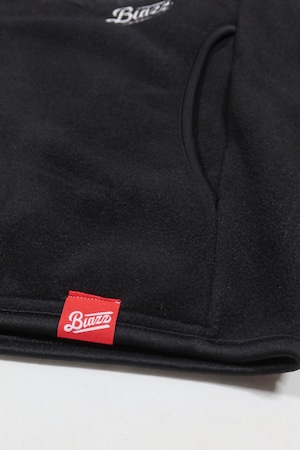 LOGO PATCH MICRO FLEECE JACKET [BLACK]