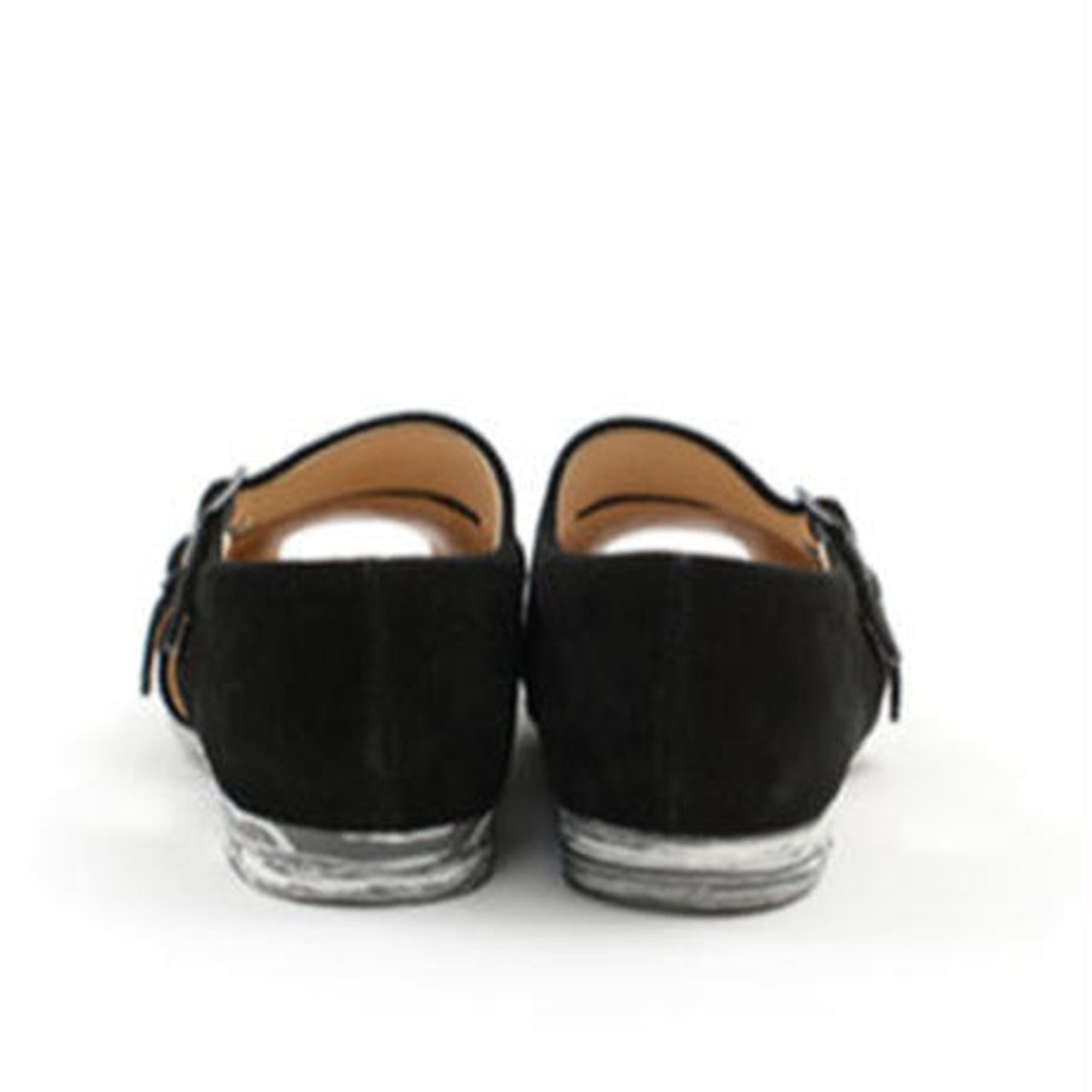 【 UNIONINI 】double monk strap shoes   black   22.5-24cm