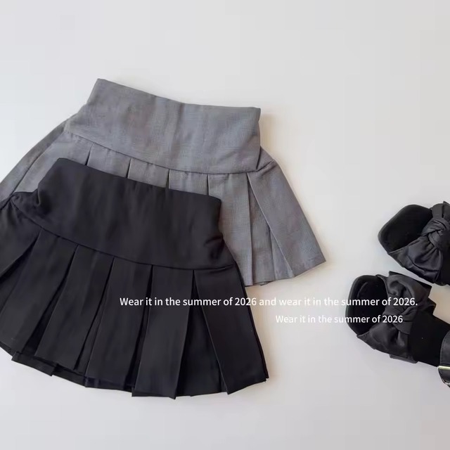 プリーツミニスカート