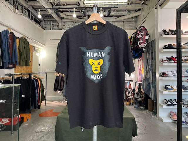 HUMAN MADE × KAWS "STRMCWBY" TEE #1 BLACK LARGE 49870