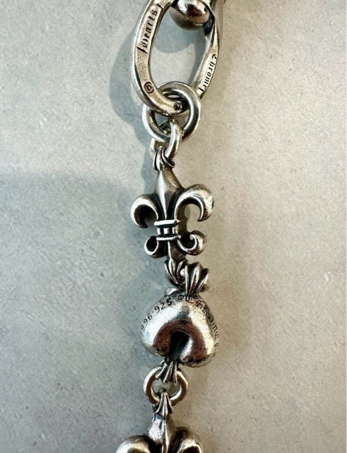 CHROME HEARTS クロムハーツ BSフレアハート 2クリップ ウォレット