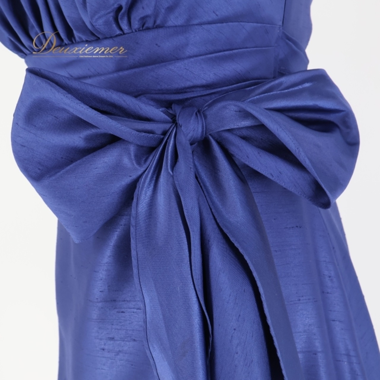 パーティドレス AIMER エメ ワンピース ドレス 日本製 ネイビー ブルー 青 無地 演奏会 パーティ 発表会 フォーマル ロングドレス リボン 綺麗 ブルー系 ネイビー系 演奏会用 ドレス レディース 結婚式 ドレスドレス シンプルエレガンス おしゃれ サイズ9号