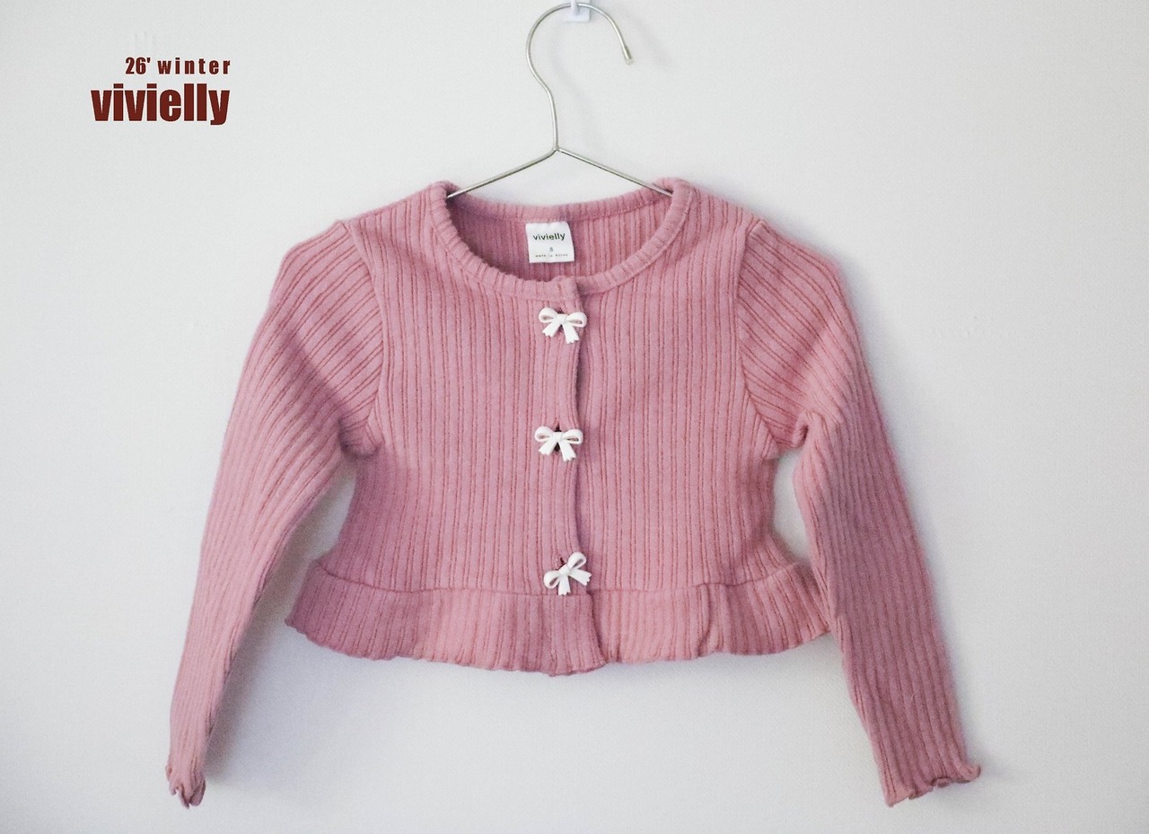 vivielly［取寄］roa rib cardigan 26winter