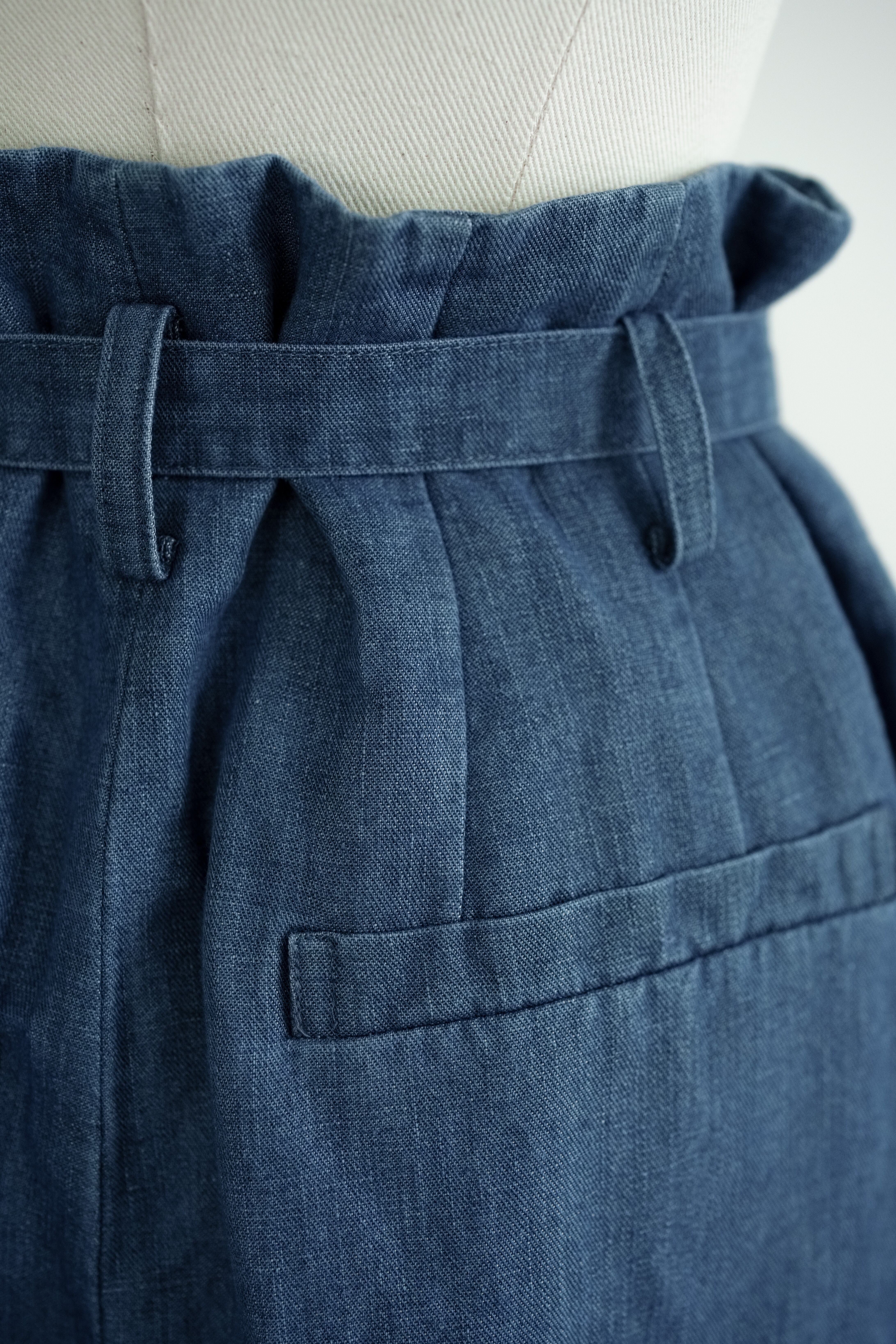 DENIM sizeless pants 12月中旬頃からの12月下旬頃発送 | roughlow