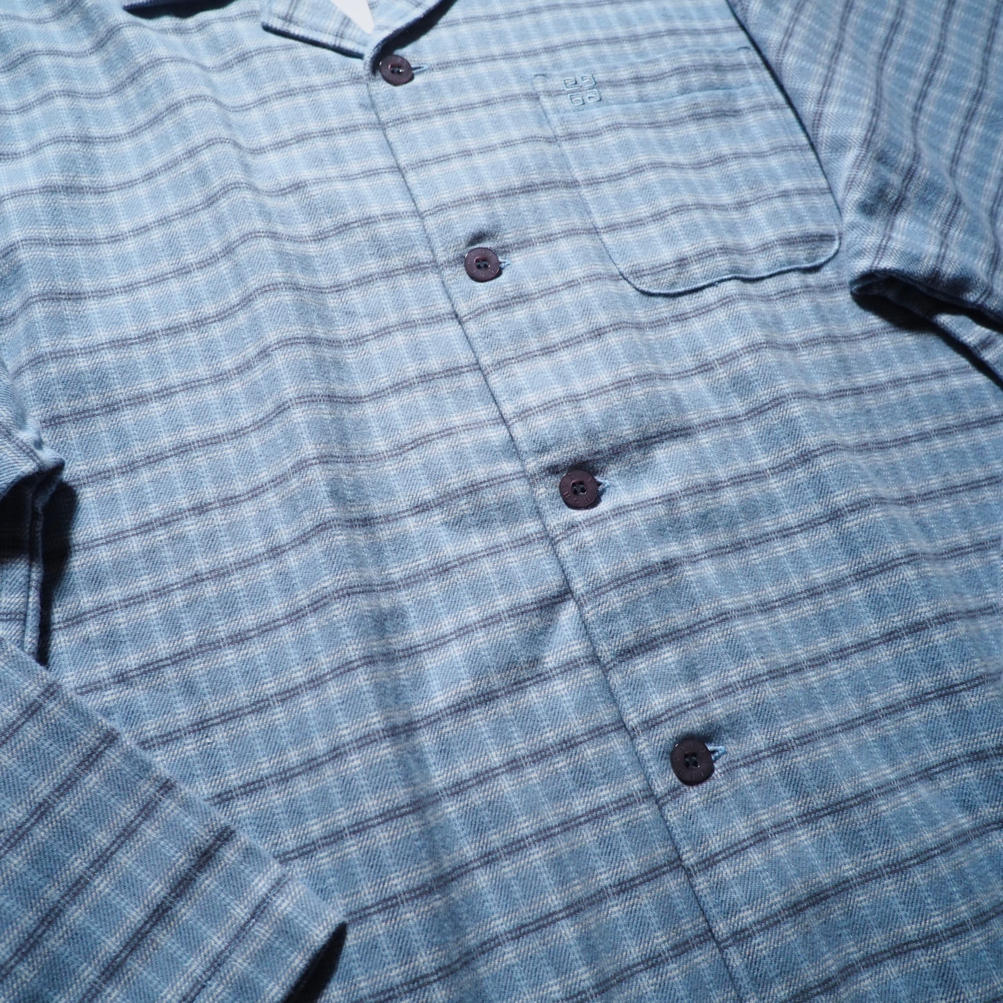 ” GIVENCHY ” 4G logo embroidery vintage loose check pajamas Set up