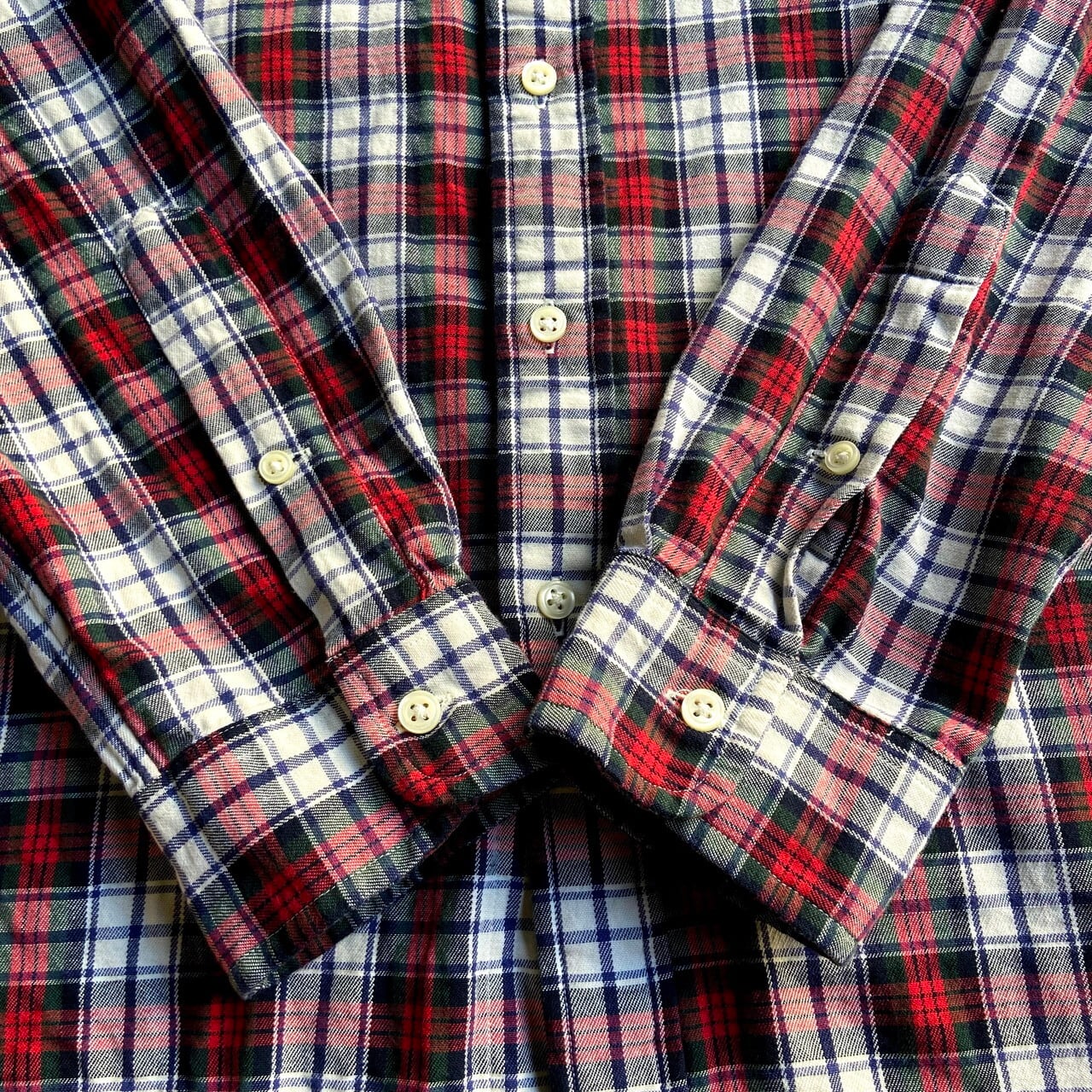 RALPH LAUREN ラルフローレン 長袖 コットン タータンチェックシャツ