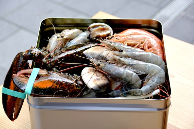 金券5000円分付【500gオマール海老入り!】豪華海鮮カンカン焼きセット(4人前)