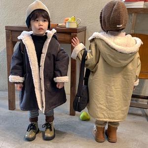 【KID】裏起毛暖かい防寒コート