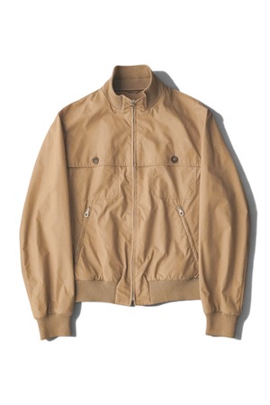 00's "Salvatore Ferragamo" Cotton Nylon Horseshoe  Zip-Up Blouson Made in ITALY