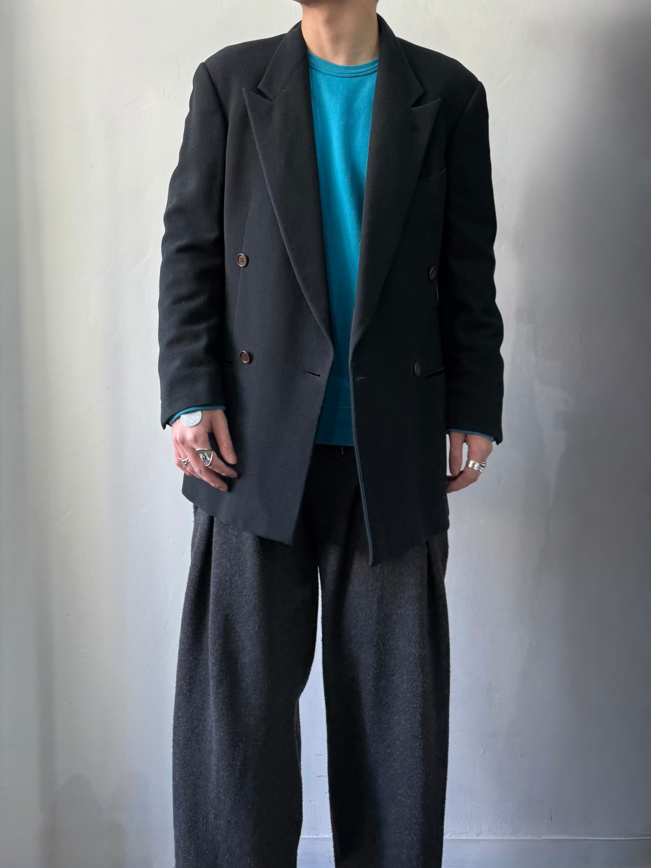 【L】GIORGIO ARMANI / Double Breasted Tailored Jacket / 20251330