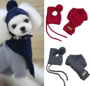 ニット帽＆マフラーset商品