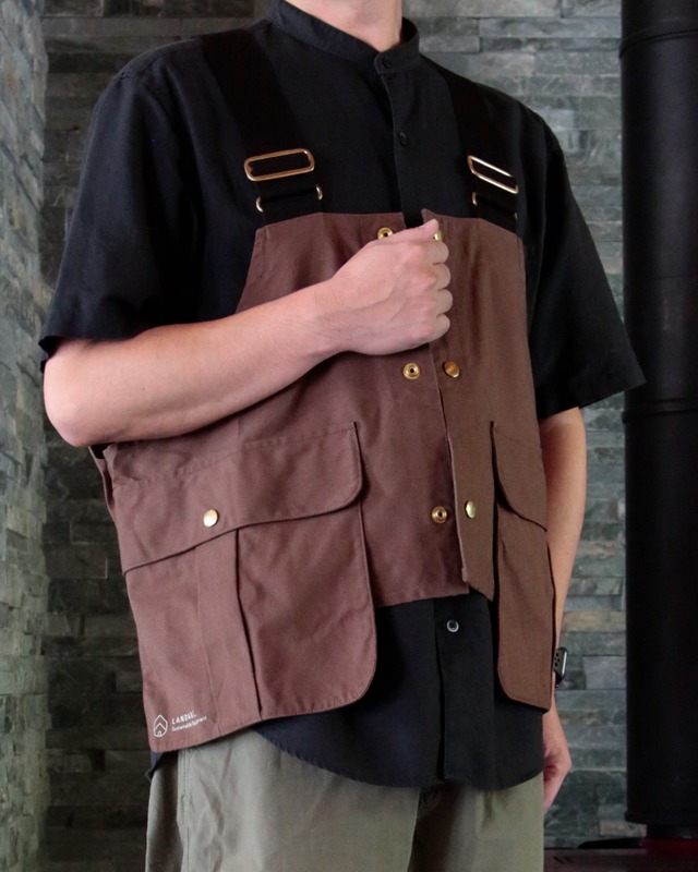 Hunt vest 02 short BR / ハントベスト02 ショート（ブラウン）